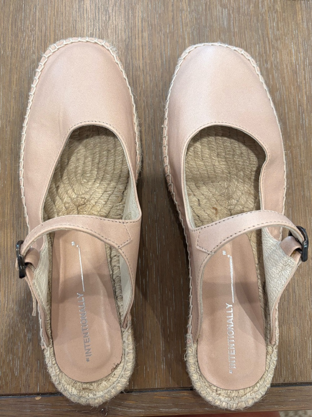 Anthropologie Intentionality Blush Espadrille Mary Jane